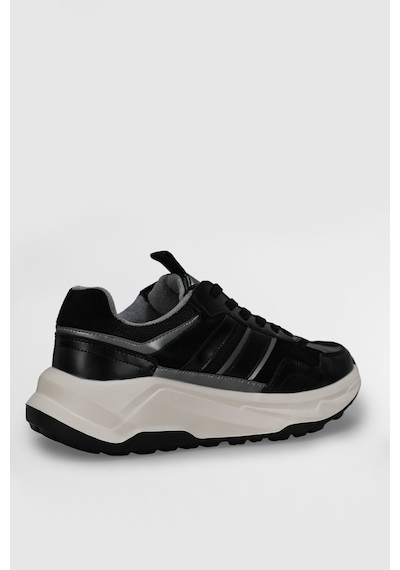 Lufian Eduard Erkek Deri Sneaker Ayakkabı 112230235 Siyah