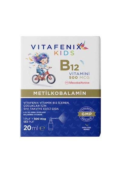 Vitafenix Kids B12 Sprey 20 Ml 133 Puf