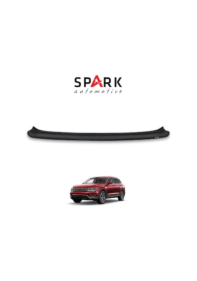Volkswagen Tiguan 2016- Yılı Ve Sonrası Uyumlu Arka Tampon Eşiği Mat Siyah