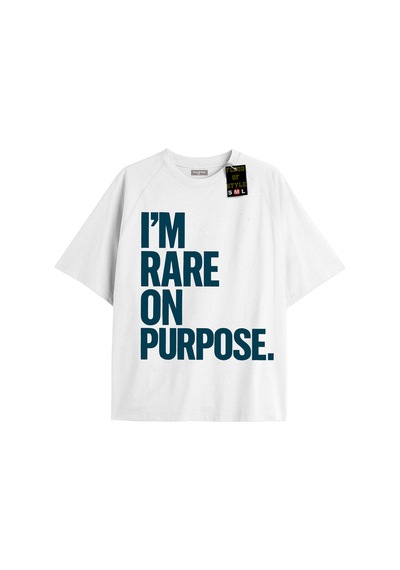 Flood Of Style Beyaz Oversize T-shirt Imrareonpurose Özel Tasarım