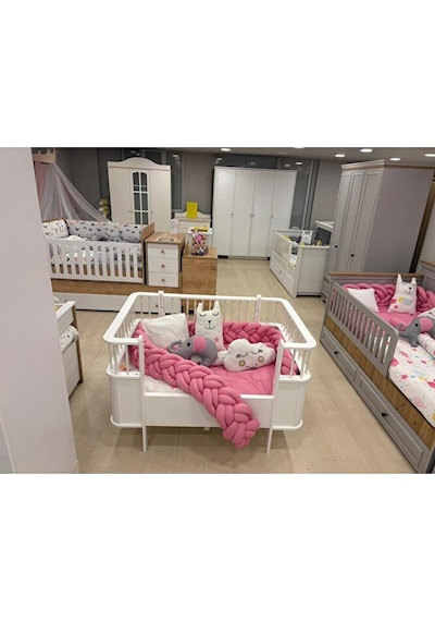 Mdf Beşik, Dünya Büyüyen Beşik 80x130 - Dünya Büyüyen Karyola 80x190 %100 Mdf Beyaz Mdf Beşik, Dünya Büyüyen Beşik 80x130 - Dünya Büyüyen Karyola 80x190 %100 Mdf Beyaz