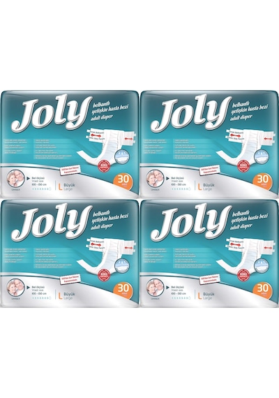 Joly Yetişkin Bezi Bel Bantlı L - Büyük - Large 120 Adet