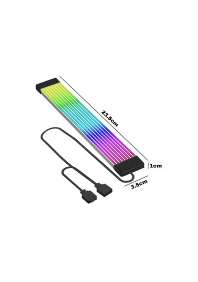 Argb Ekran Kartı Kablo Kılıfı Siyah 5v 3-pin