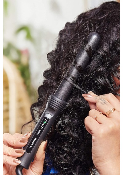 Cloud Nine The Curling Wand Saç Maşası, Seramik Kaplama, 125 175 C Ayarlı Siyah