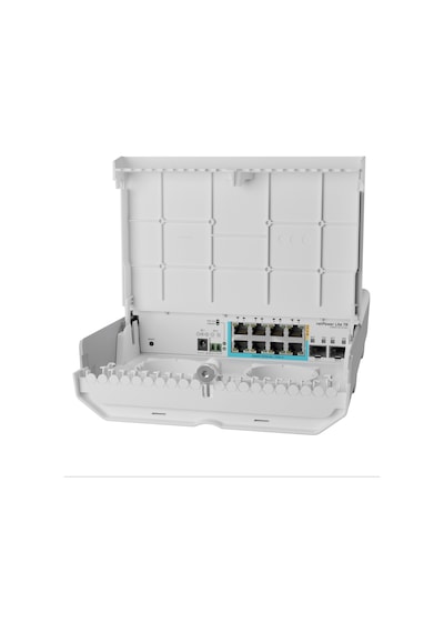 Mikrotik netPower Lite 7R 8 Port Dış Mekan Ters PoE Switch
