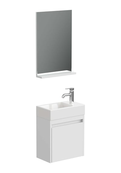 Aqua Bagno Minizia Banyo Dolabı 45 X 32 Cm. Beyaz,lavabo Dahil Abs.50.35.01.02 Aqua Bagno Minizia Banyo Dolabı 45 X 32 Cm. Beyaz,lavabo Dahil Abs.50.35.01.02