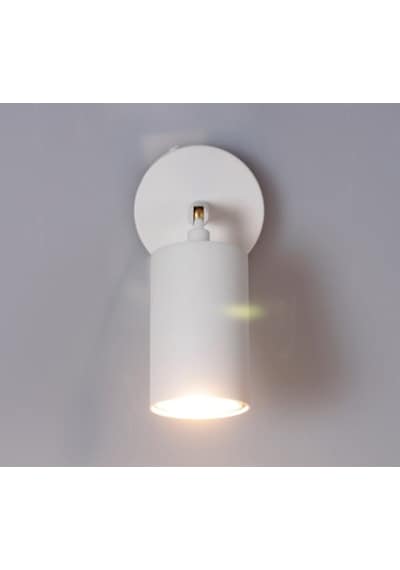 Mylights Mat Beyaz Hareketli Led Aplik Gu10 Led Günışığı Ampul Beyaz