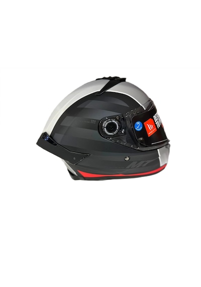 Mt Thunder 4 SV Tears B5 Kapalı Kask Kırmızı Mat Siyah