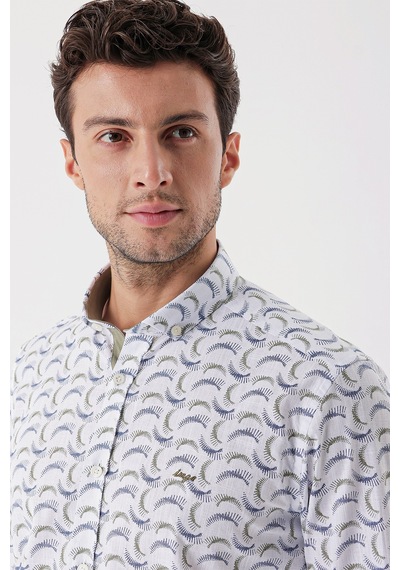 İmza Beyaz Uzun Kollu Baskılı Bez Ayağı Cepsiz Garnili Klasik Slim Fit Dar Kesim Gömlek 1004230228-beyaz Beyaz İmza Beyaz Uzun Kollu Baskılı Bez Ayağı Cepsiz Garnili Klasik Slim Fit Dar Kesim Gömlek 1004230228-beyaz Beyaz