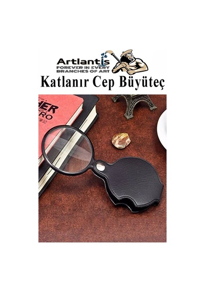 Katlanır Cep Büyüteç 60 Mm 1 Adet 10x Büyütme Lens Cepte Taşınan Optik Lens Mercek Okuma Büyüteci Mini Cep El Büyüteci