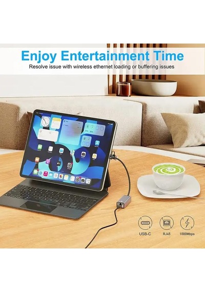 Lexroo 2 İn 1 Gigabit Ethernet Adaptör