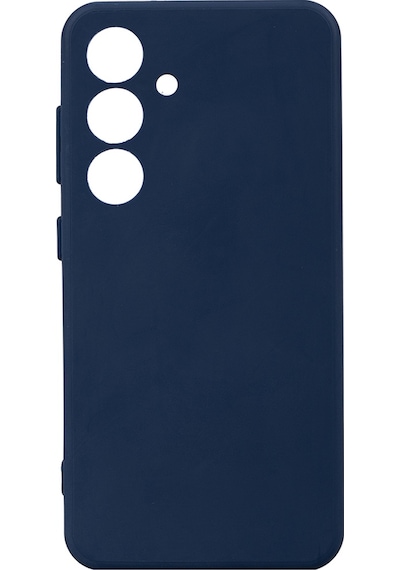 Kilifone - Galaxy Uyumlu S24 Uyumlu - Kılıf Mat Soft Esnek Biye Silikon - Mavi - T30120 Mavi