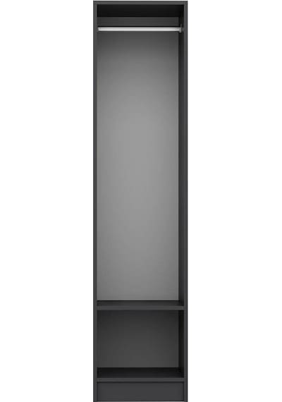 Minar Kale 1 Kapaklı Dolap Antrasit - Dore 190cm