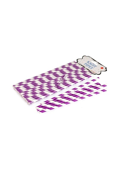 Pipet Kağıt Spiral Modeli 25 Adet Mor N11.2429