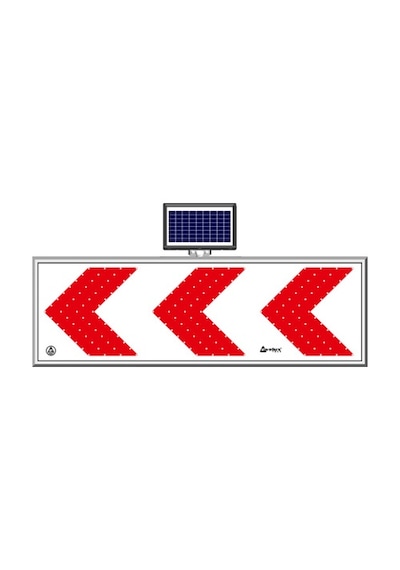 SOLAR LED'Lİ YOL BAKIM LEVHASI(50x150cm)