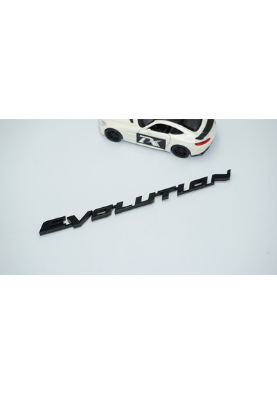 Dk Tuning Lancer Evolution Siyah Bagaj Yazı Logo Mitsubishi İle U