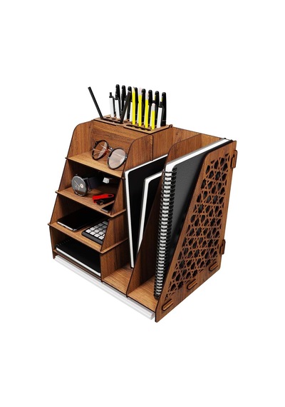 Kuk Design Voronoi Masaüstü Organizer Düzenleyici A4 Evrak Rafı Genel
