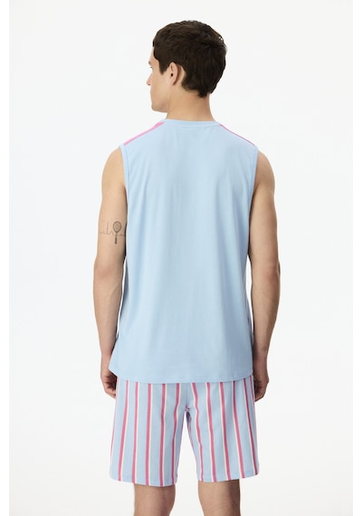Penti Erkek Renkli Surfer Şortlu Pijama Takımı Çok Renkli