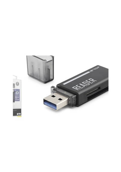 Usb Type-c 3.2 Gen1 Kart Okuyucu Sd Microsd 5 Gbps Siyah C306 Evimdeyokyok
