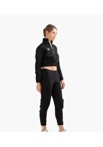 Umbro Pyra Track Suit – Kadın Siyah Pamuklu Eşofman Takımı – VA-0021 Siyah