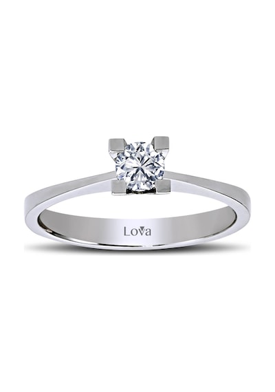Lova F Renk 0,23 Karat Pırlanta Tektaş Yüzük - 1010020