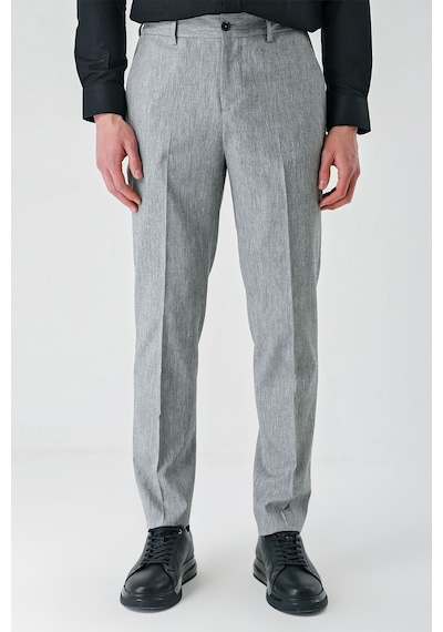 İmza Gri Yan Cepli Beli Lastikli Keten Karışımlı Casual Slim Fit Dar Kesim Pantolon 1003240103-gri Gri İmza Gri Yan Cepli Beli Lastikli Keten Karışımlı Casual Slim Fit Dar Kesim Pantolon 1003240103-gri Gri