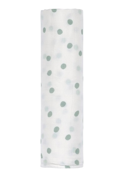 Lassig Tiny Team Ultra Yumuşak Müslin Örtü 120 X 120cm Granite Green Yeşil