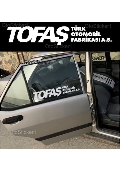 Oto Sticker Tofaş Türk Otomobil Fabrikası A.Ş Stickeri