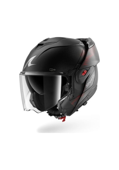 Shark Oxo Sp Lyne Mat Çene Açılır Kask Siyah