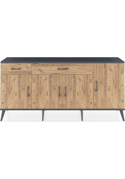 Arges Konsol 5 Raflı 2 Çekmeceli 4 Kapaklı 176x30x83 Antrasit-çam/çam Çam/çam Arges Konsol 5 Raflı 2 Çekmeceli 4 Kapaklı 176x30x83 Antrasit-çam/çam Çam/çam