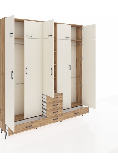 Arges Dolap 6 Raflı 6 Çekmeceli 4 Askılı 220x30x243 Çam-aytaşı/çam Aytası/atlas Çam Arges Dolap 6 Raflı 6 Çekmeceli 4 Askılı 220x30x243 Çam-aytaşı/çam Aytası/atlas Çam