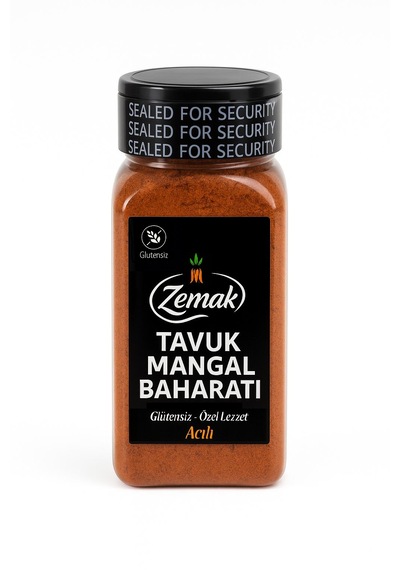Zemak Acılı Tavuk Mangal Baharatı 175 G %100 Glutensiz Kanat & But Için Özel Mangal Karışımı