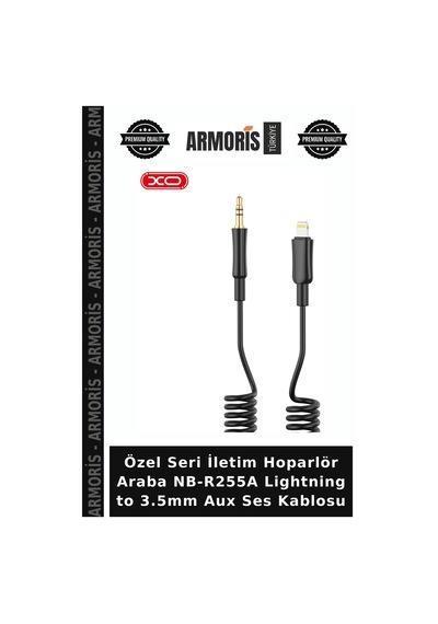 Özel Seri İletim Hoparlör Araba Nb-r255a Lightning To 3.5mm Aux Ses Kablosu