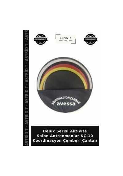 Delux Serisi Aktivite Salon Antrenmanlar Kç-10 Koordinasyon Çemberi Çantalı Çok Renkli