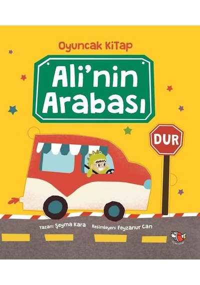 Ali'nin Arabası-Oyuncak Kitap-Tak Çıkar Puzzle Kitabı - Şeyma Kara - Uçan Kitap