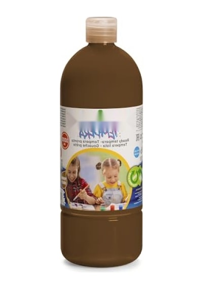 Süper Yıkanabilir Kahverengi Tempera Boya, 1000 Ml 0