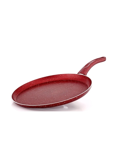 32 Cm Granit Krep Tavası - Kırmızı Kırmızı