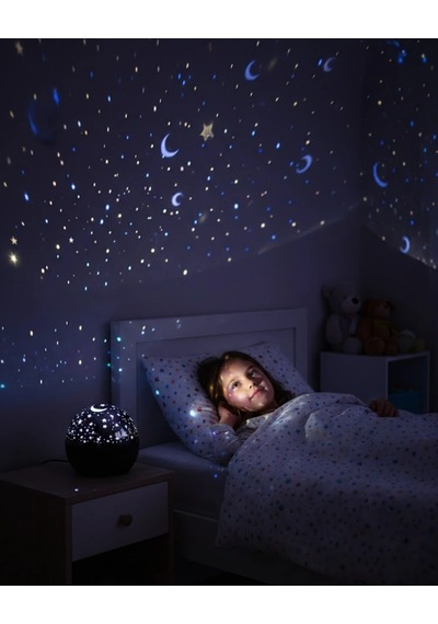 Buğz Sesle Tepki Veren Yıldız Projektör Gece Işığı .