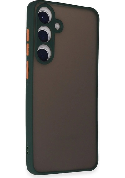 Samsung Uyumlu Galaxy S24 Kılıf Montreal Silikon Kapak Yeşil