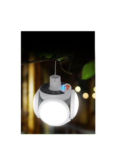 P-038 Solar Güneş Enerji Ve Usb Sarjli 5 Kanatlı Evimdeyokyok