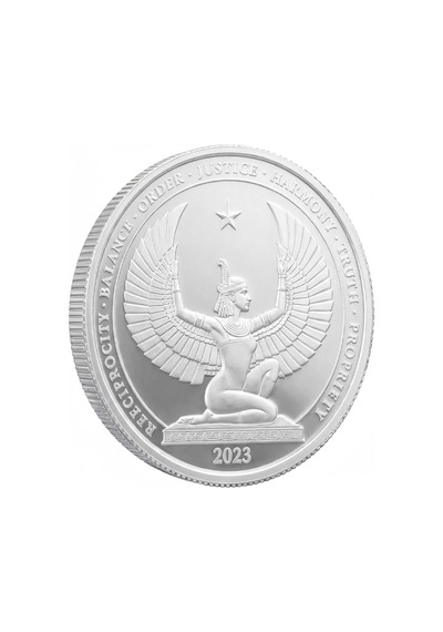 AgaKulche Mısır Tanrısı Gümüş Sikke Coin