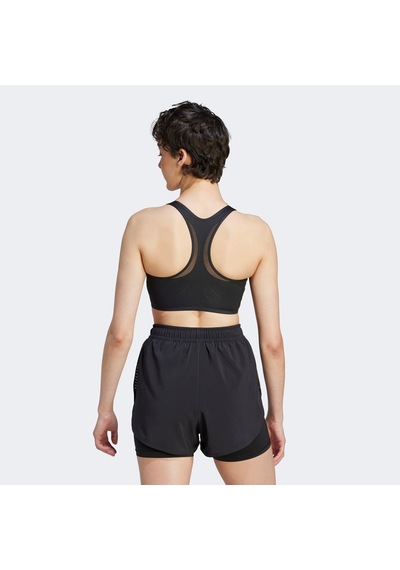 Adidas By Stella Mccartney Truepurpose Power Impact Training Medium-support Kadın Siyah Bra