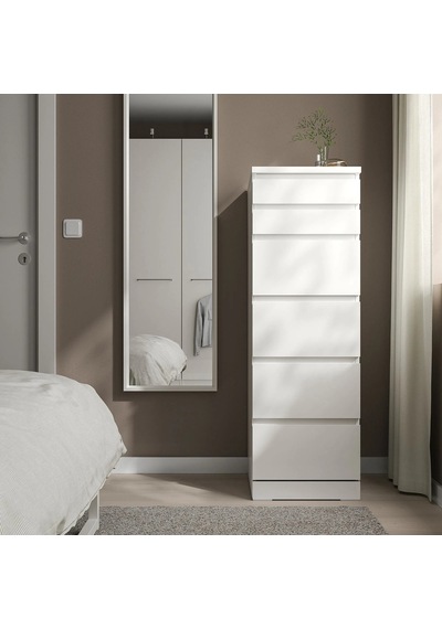 Ikea Beyaz Büyük Ayna - Boy Aynası