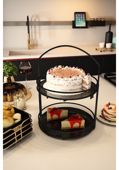 Bino Black Banyo Düzenleyici Organizer Takı Kozmetik Standı Siyah Bino Black Banyo Düzenleyici Organizer Takı Kozmetik Standı Siyah