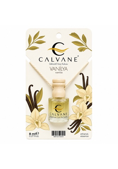 Calvane Premium Oto/araç Ayna Kokusu 8 Ml - Vanilya Vanilya - Vanilla
