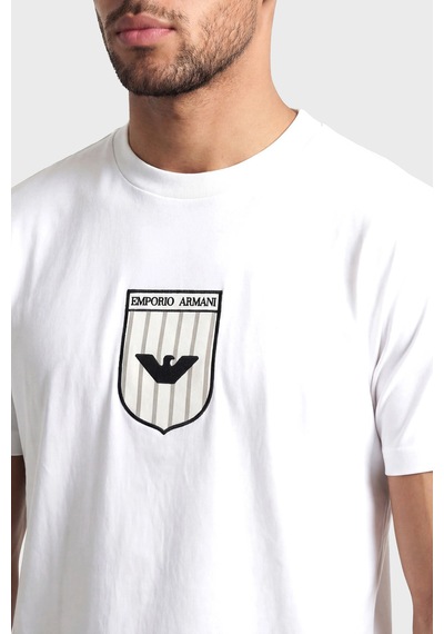 Emporio Armani Erkek T Shirt Em005551 Af25183 F0037 Beyaz