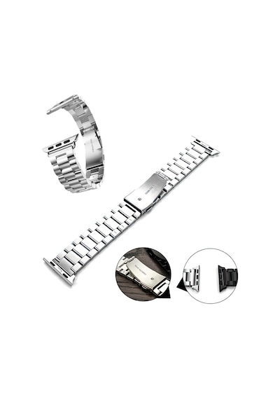 İosUyumlu 44-45-49 Mm Çelik Kordon
