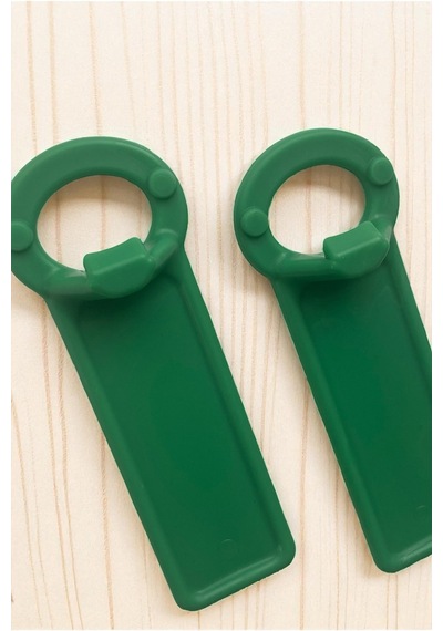 2 Adet Sert Plastik Konserve/ Kavanoz Açacağı-yeşil Beyaz Diğer