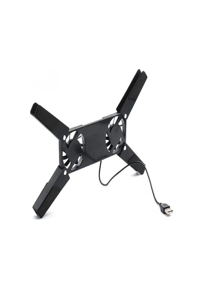 2 Fanlı Notebook Soğutucu Portatif Katlanabilir Laptop Soğutucu Fan Usbli Stand Bilgisayar Fanı