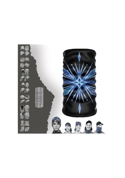 E-Taktik Buz Desenli Boyunluk Bere Bandana Maske Bone Toka Saçbandı Çok Renkli